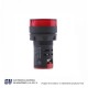 FOCO PILOTO ROJO 24V 22MM – AD16B-22DS-RED-24