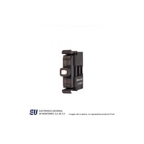 BASE CON LED AZUL 24VCD – M22-LED-B