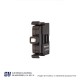 BASE CON LED AZUL 24VCD – M22-LED-B