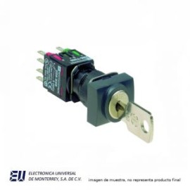 SELECTOR DE LLAVE 16MM TELEMECANIQUE – XB6DGC5B