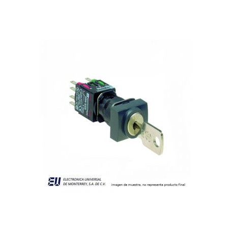 SELECTOR DE LLAVE 16MM TELEMECANIQUE – XB6DGC5B