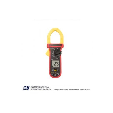 AMPERIMETRO DE GANCHO 1000A ACDC TRMS Clamp Multimeter w/ Motor Testing – AMPROAM330
