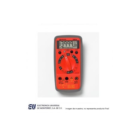 MULTIMETRO DIGITAL METERMAN C/TEMP, CAPAC., AUTORANGO, FREC. – AMPROBE 35XPA