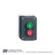 BOTONERA GRIS C/2 PULSADORES ROJO-VERDE 1NA+1NC – XALD213
