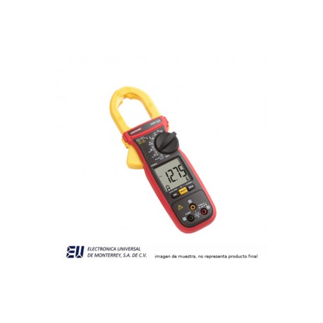 AMPERIMETRO DE GANCHO 600A ACDC TRMS Clamp Multimeter w/ Motor Testing – AMP-320