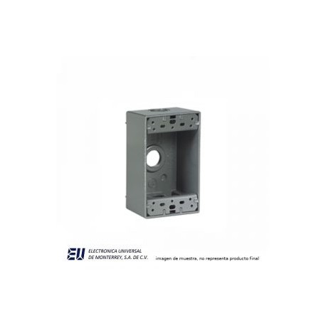 CAJA CHALUPA DE ALUMINIO 3 ENT.1/2″ – 1113-SP