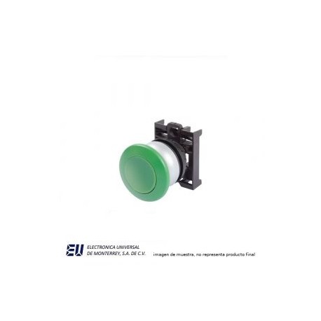 216716 BOTON HONGO VERDE MOMENTANEO. – M22-DP-G