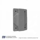 PLACA C/TAPA CUBREPOLVO 55 MM DE DIAMETRO GRIS – AH102055
