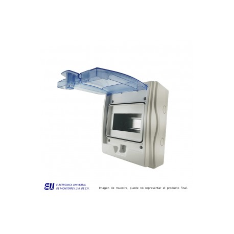 CAJA DE DISTRIBUCION IP65, 6 MODULOS SIN BORNES – WD6506
