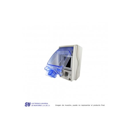 CAJA DE DISTRIBUCION IP65, 3 MODULOS SIN BORNES – WD6503