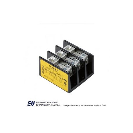 Bloques de terminal de barrera 3P 600VAC/DC Pwr Dist Block 175 AMP CAL 14-4 – 16220-3