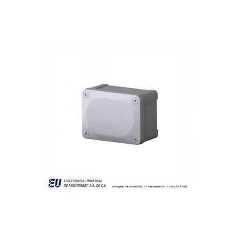 CAJA ESTANCAS IP65 150X105X80 CON LADOS CERRADOS Y PLACA CON TORNILLOS – WDL1510S