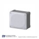 CAJA ESTANCAS IP65 175X150X80 CON LADOS CERRADOS Y PLACA CON TORNILLOS – WDL1715S
