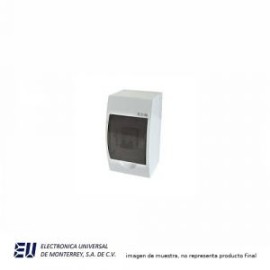CAJA DE DISTRIBUCION PARA SOBREPONER IP40 4 MODULOS CON TERMINALES – WD40S04F