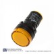 FOCO PILOTO AMARILLO 24V 22MM – AD16B-22DS-AMB-24
