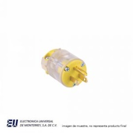CLAVIJA ILUMINADA 15A 125V 2 POLOS 3H – 515PLTY-F