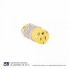 CONECTOR ILUMINADO 15A 125V 2 POLOS 3H – 515CLTY-F