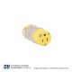 CONECTOR ILUMINADO 15A 125V 2 POLOS 3H – 515CLTY-F