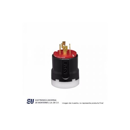 CLAVIJA ULTRAGRIP DIAMETRO DE CABLE 9.5-25.4MM 3 POLOS 4H 20A 480VCA GRADO INDUSTRIAL COLOR CODE – AHCL1620P