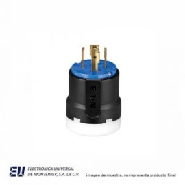 CLAVIJA ULTRAGRIP DIAMETRO DE CABLE 15.9-29.4 MM 3 POLOS 4H 250VCA GRADO INDUSTRIAL COLOR CODE – AHCL1530P