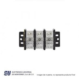 Bloques de terminal de barrera 3P 600VAC/DC Pwr Dist Block 310 AMPER 14-4 – 16023-3