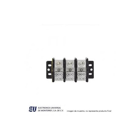 Bloques de terminal de barrera 3P 600VAC/DC Pwr Dist Block 310 AMPER 14-4 – 16023-3
