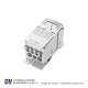 BLOQUE DISTRIBUCION 100VAC/1500VDC 250 AMP 12 CONEXIONES 1 ENTRADA 11 SALIDAS   –  9D0152500111