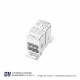 BLOQUE DISTRIBUCION 100VAC/1500VDC 125 AMP 8 CONEXIONES 2 ENTRADAS 6 SALIDAS  –  9D0151250206