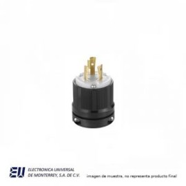 CLAVIJA NYLON H/L PLUG 2P3W 20A 480V-BLACK & W – CWL820P