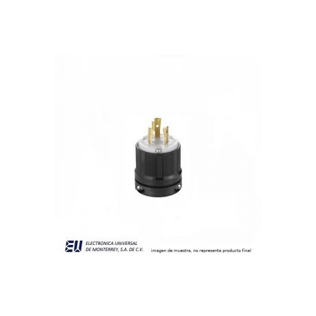 CLAVIJA NYLON H/L PLUG 2P3W 20A 480V-BLACK & W – CWL820P