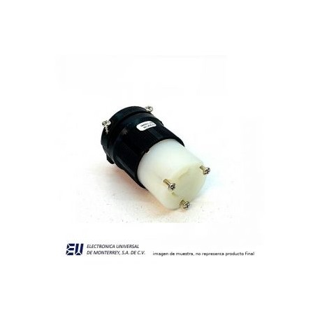 CONECTOR NYLON H/L 2P 3W 20A 480V-BLACK & – CWL820C