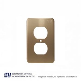 PLACA ALUMINIO ANONIZADA COLOR ORO – WD95101
