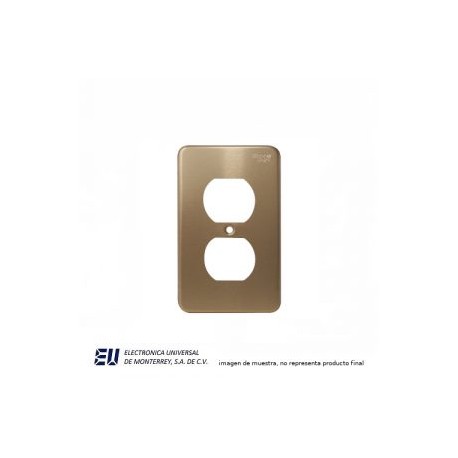 PLACA ALUMINIO ANONIZADA COLOR ORO – WD95101