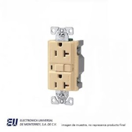 RECEPTACULO GFCI MARFIL – VGF20V