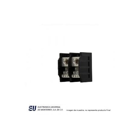 Bloques de terminal de barrera 2P 600VAC/DC Pwr Dist Block 420 AMP CAL 14-2 – 16376-2