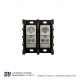Bloques de terminal de barrera 2P 600VAC/DC Pwr Dist Block CAL 14-2 380 AMPER – 16335-2