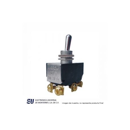 SWITCH TOGGLE 2P 2T ON-ON 10A 250VCA 15A 125VCA – SW82610