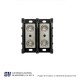Bloques de terminal de barrera 2P 600VAC/DC Pwr Dist Block 310 AMP CAL 14-4 – 16306-2