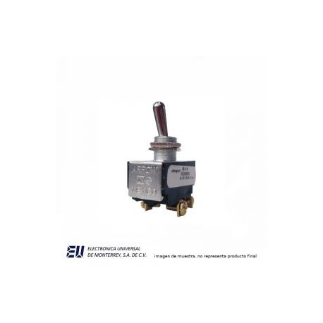 SWITCH TOGGLE 2P 1T ON-OFF 15A 125VCA 10A 250VCA – SW82606