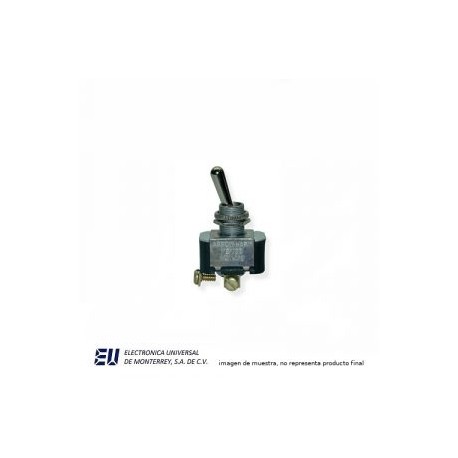 SWITCH TOGGLE 1P 2T ON-ON 15A 125VCA 10A 250VCA – SW82604