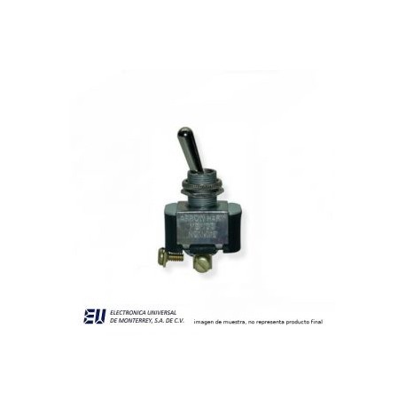 SWITCH TOGGLE  1P1T  ON-OFF 15A 125VCA ,10A 250VCA – HSW82600