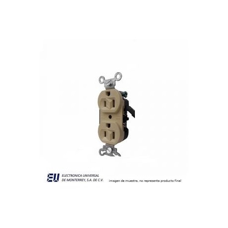 RECEPTACULO DUPLEX COLOR MARFIL – HM5350M