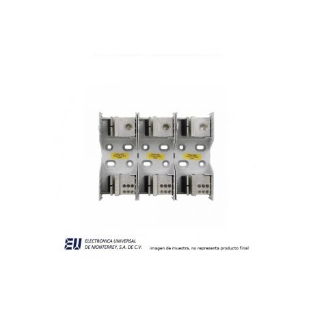 PORTAFUSIBLE 400 AMP. 600V 3 POLO P/LPS CON BLOCK DE DISTRIBUCION 2 A 6 – JM60400-3MW26