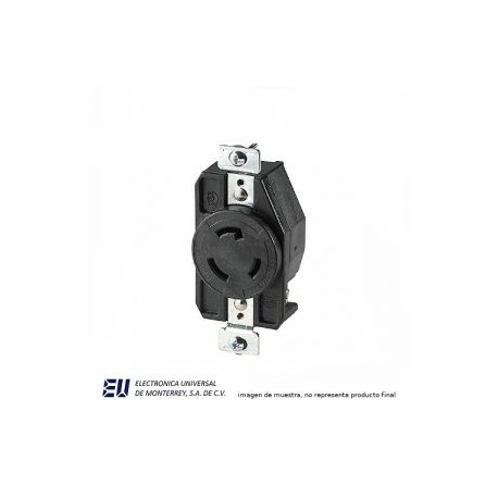 RECEPTACULO SGL H/L 2P 3W 20AMP 125V – CWL520R