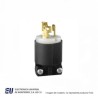 H/L PLUG 3P 3W 15A 125V BLACK & WHITE – CWL515P