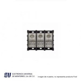 Bloques de terminal de barrera 3P 600VAC/DC Pwr Dist Block 420 AMP CAL 14-2 – 16376-3