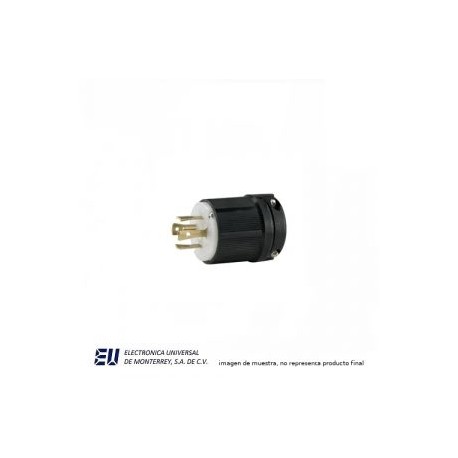 CLAVIJA 30A 600V 3P 4H NEGRO – CWL1730C