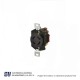 RECEPTACULO SENCILLO DE NYLON 30A  250V 3P 4H – CWL1530R