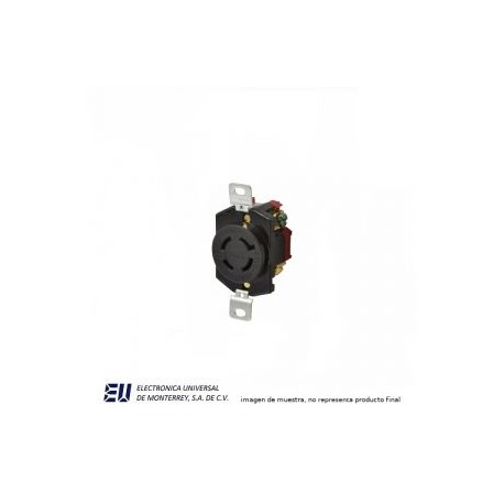 RECEPTACULO SENCILLO DE NYLON 30A  250V 3P 4H – CWL1530R