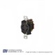 RECEPTACULO SENCILLO DE NYLON 30A  250V 3P 4H – CWL1530R